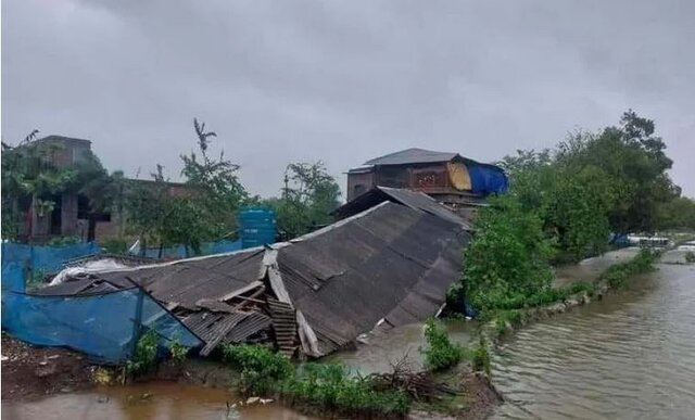 طوفان در بنگلادش و هند جان ۱۶ نفر را گرفت