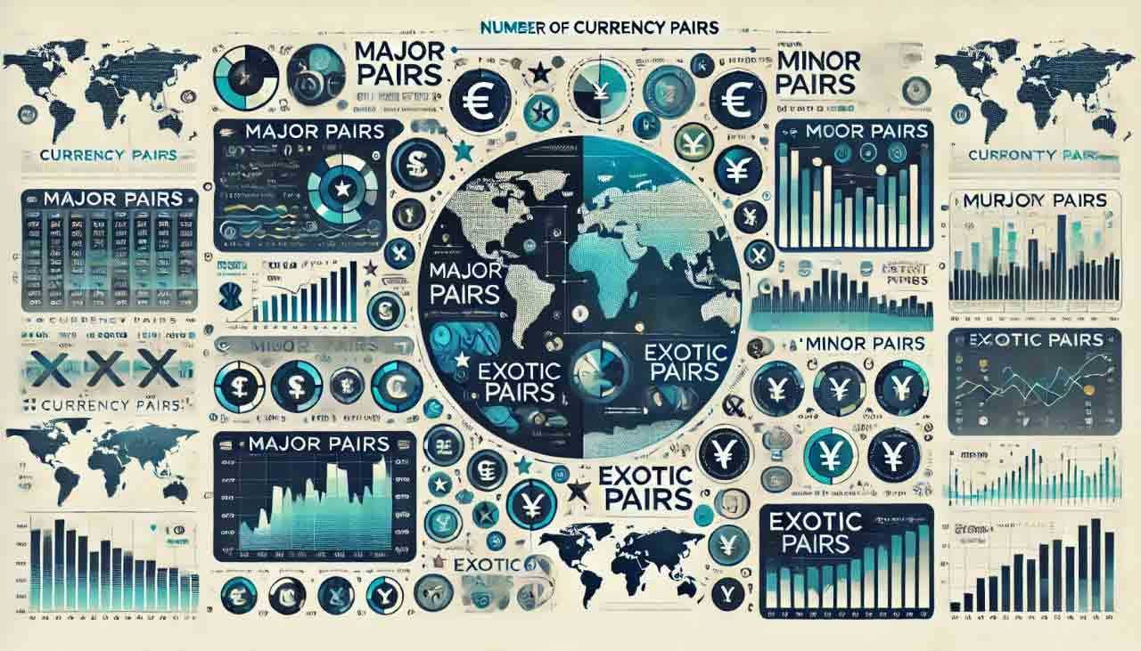 تعداد جفت ارزها در بازار فارکس